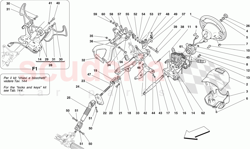 STEERING CONTROL of Ferrari Ferrari 430 Coupe