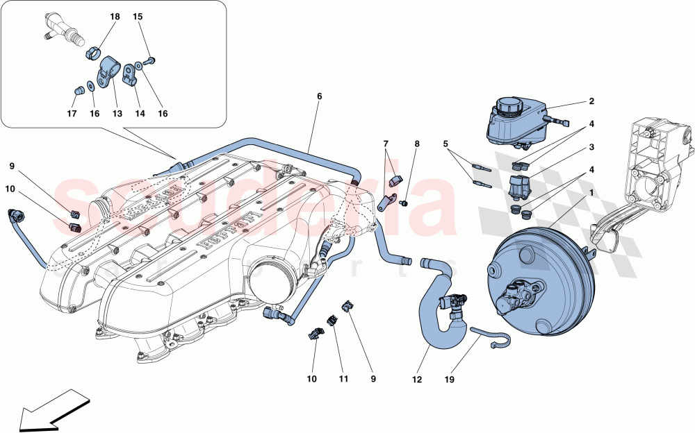 POWER STEERING SYSTEM of Ferrari Ferrari FF