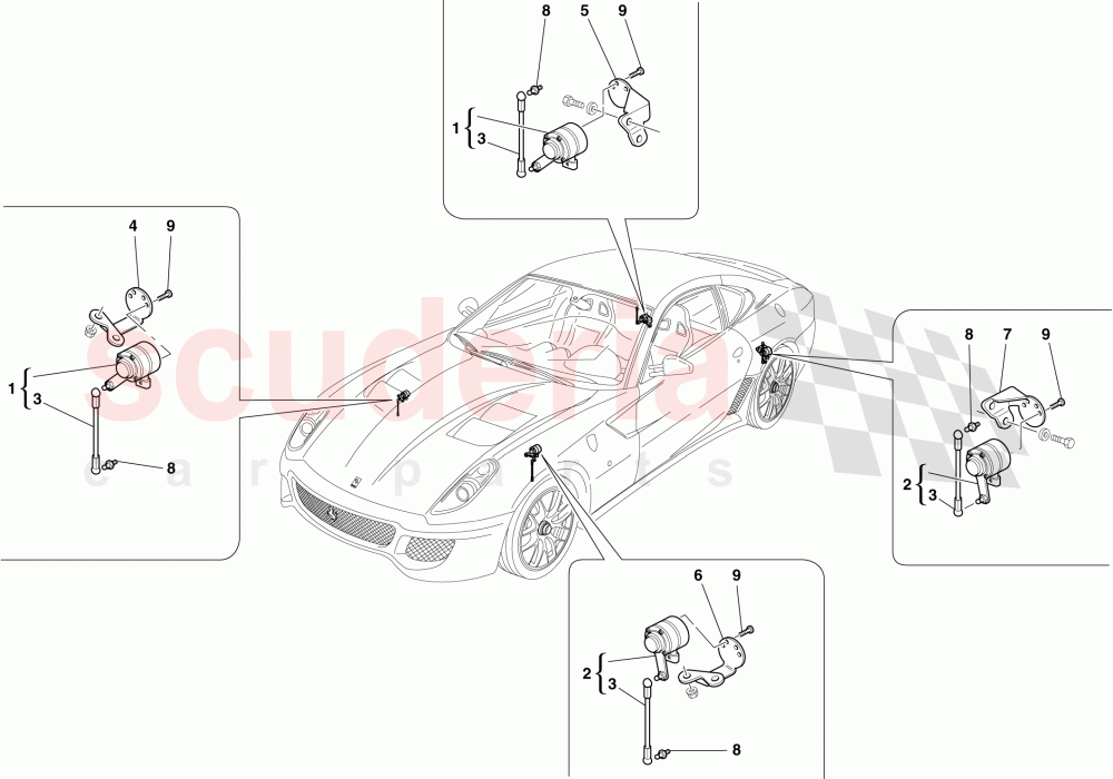 MOTION SENSOR of Ferrari Ferrari 599 GTO