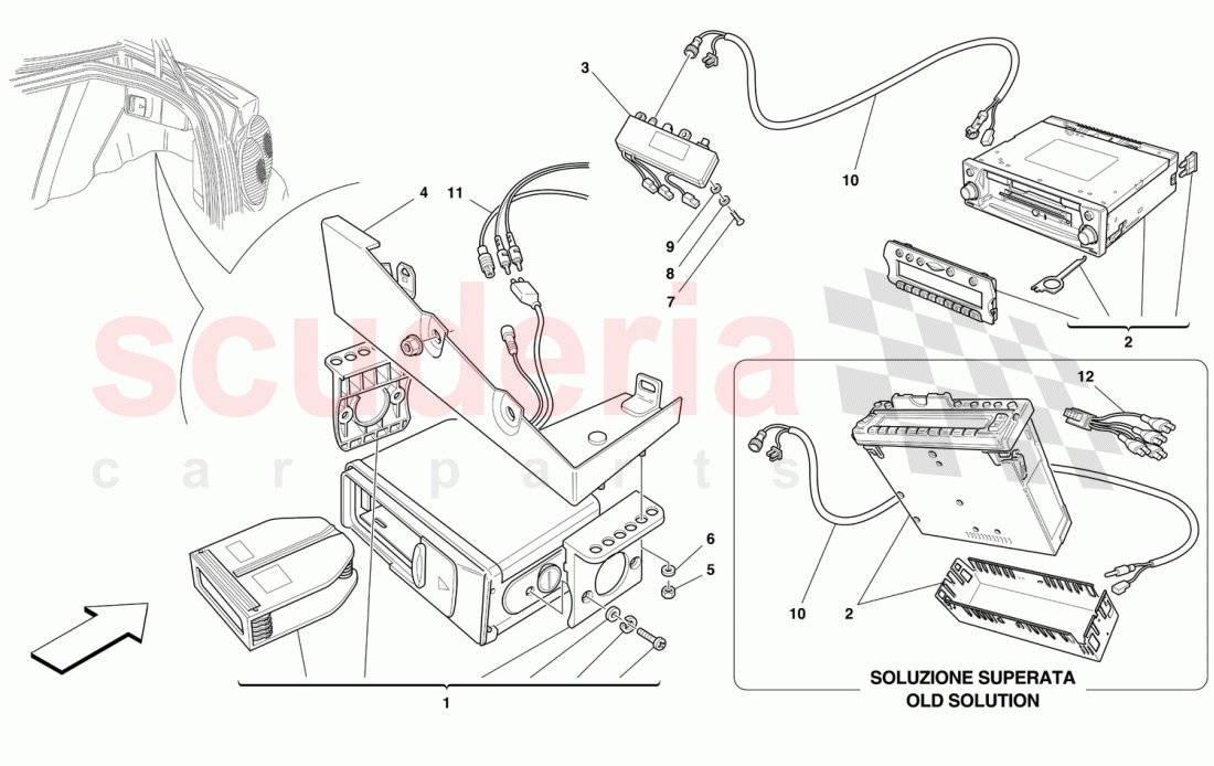 STEREO EQUIPMENT of Ferrari Ferrari 456 M GT/GTA