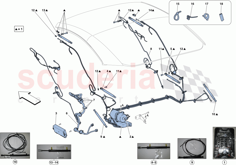 ELECTRIC ROOF: HYDRAULICS of Ferrari Ferrari California T