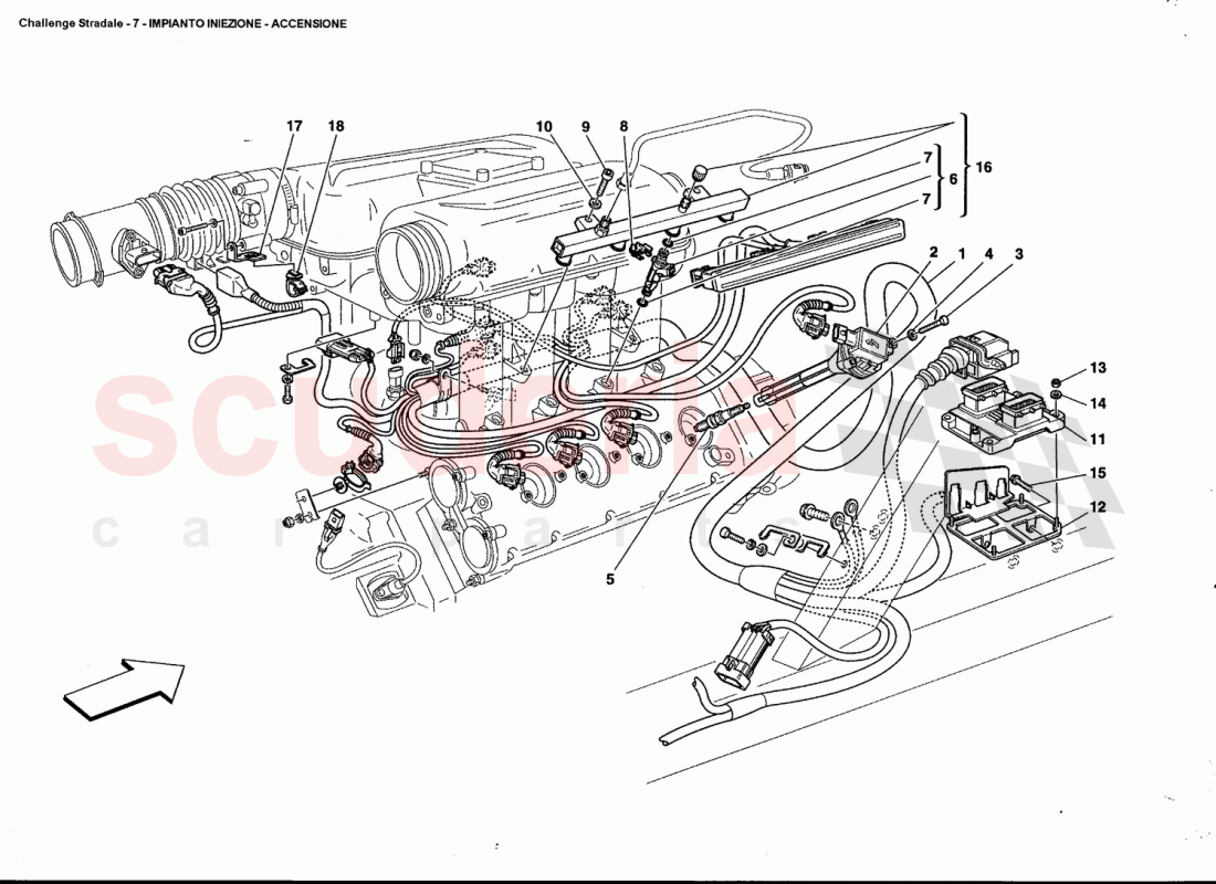 INJECTION DEVICE - IGNITION of Ferrari Ferrari 360 Challenge Stradale