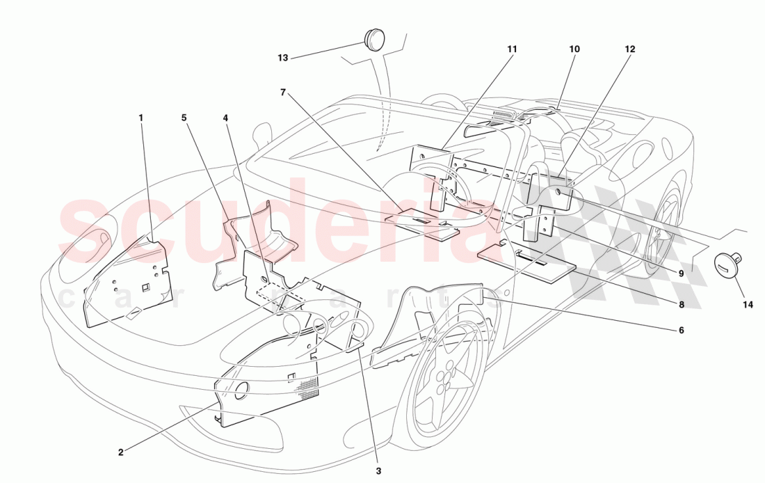 INSULATIONS of Ferrari Ferrari 360 Spider