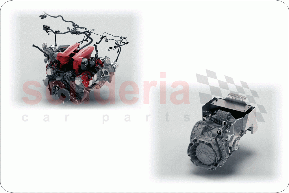 SPARE ASSEMBLY UNITS of Ferrari Ferrari 488 GTB