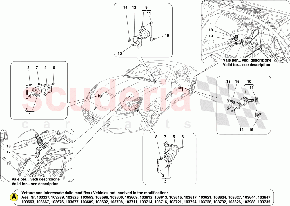 ELECTRONIC MANAGEMENT (SUSPENSION) of Ferrari Ferrari California (2012-2014)