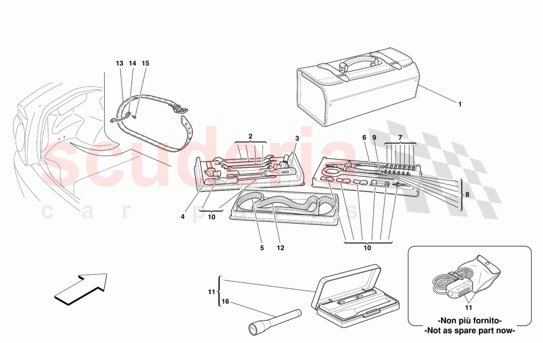 EQUIPMENT AND FIXING of Ferrari Ferrari 456 M GT/GTA