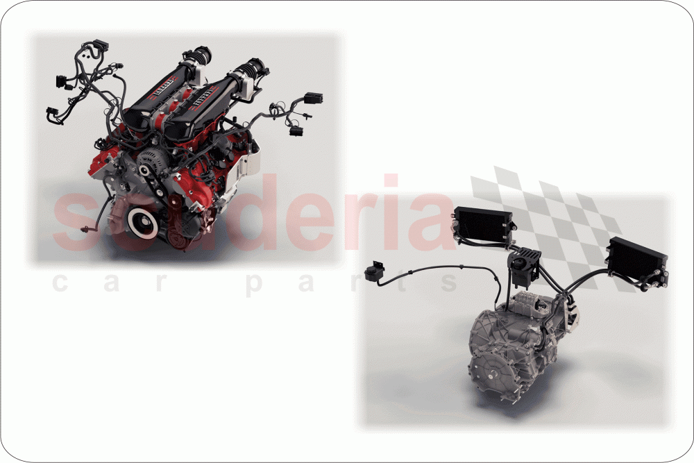 SPARE ASSEMBLY UNITS of Ferrari Ferrari 458 Speciale Aperta