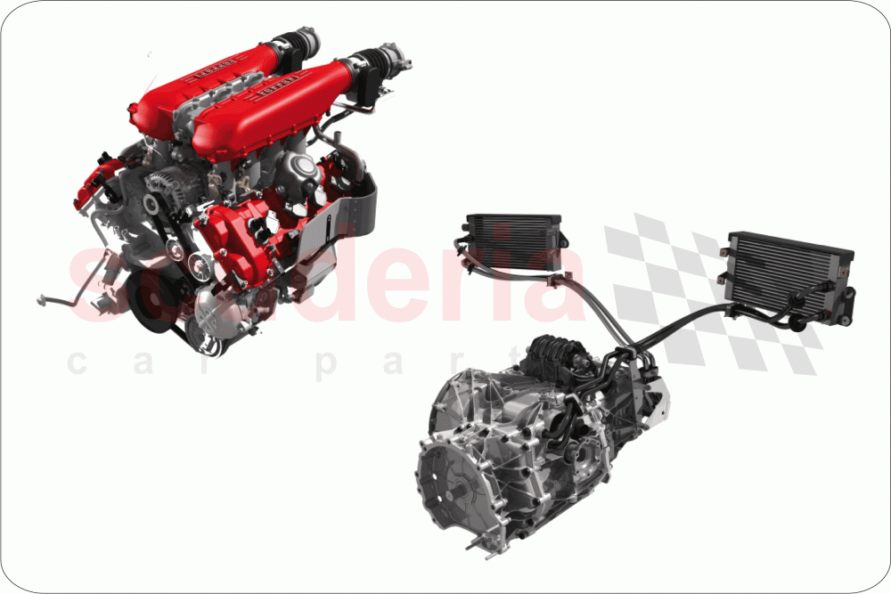 SPARE ASSEMBLY UNITS of Ferrari Ferrari 458 Spider