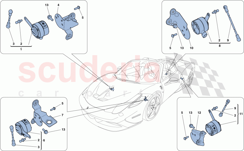 ELECTRONIC MANAGEMENT (SUSPENSION) of Ferrari Ferrari 458 Speciale Aperta