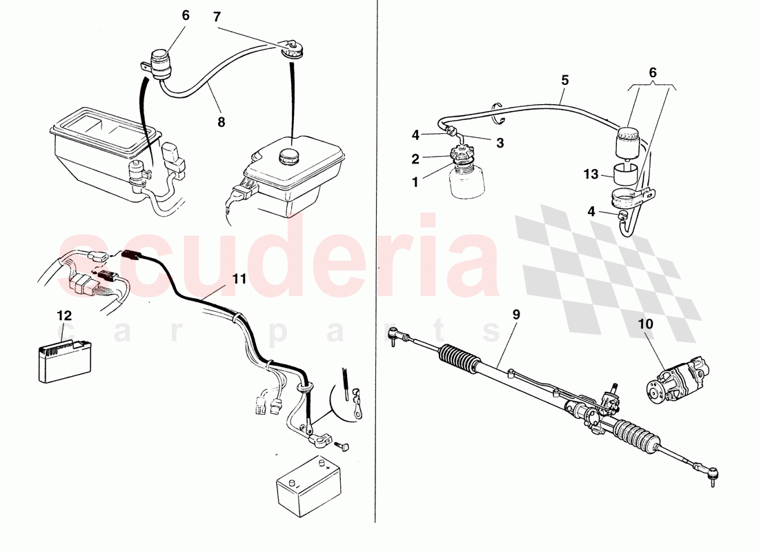 ABS and Power-Steering of Ferrari Ferrari 355 Challenge (1999)