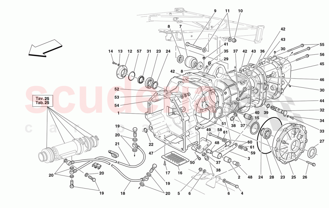 GEARBOX - COVERS of Ferrari Ferrari 360 Spider