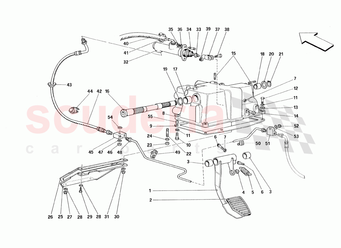 Clutch Release Control - Not for GD of Ferrari Ferrari 348 TB (1993)