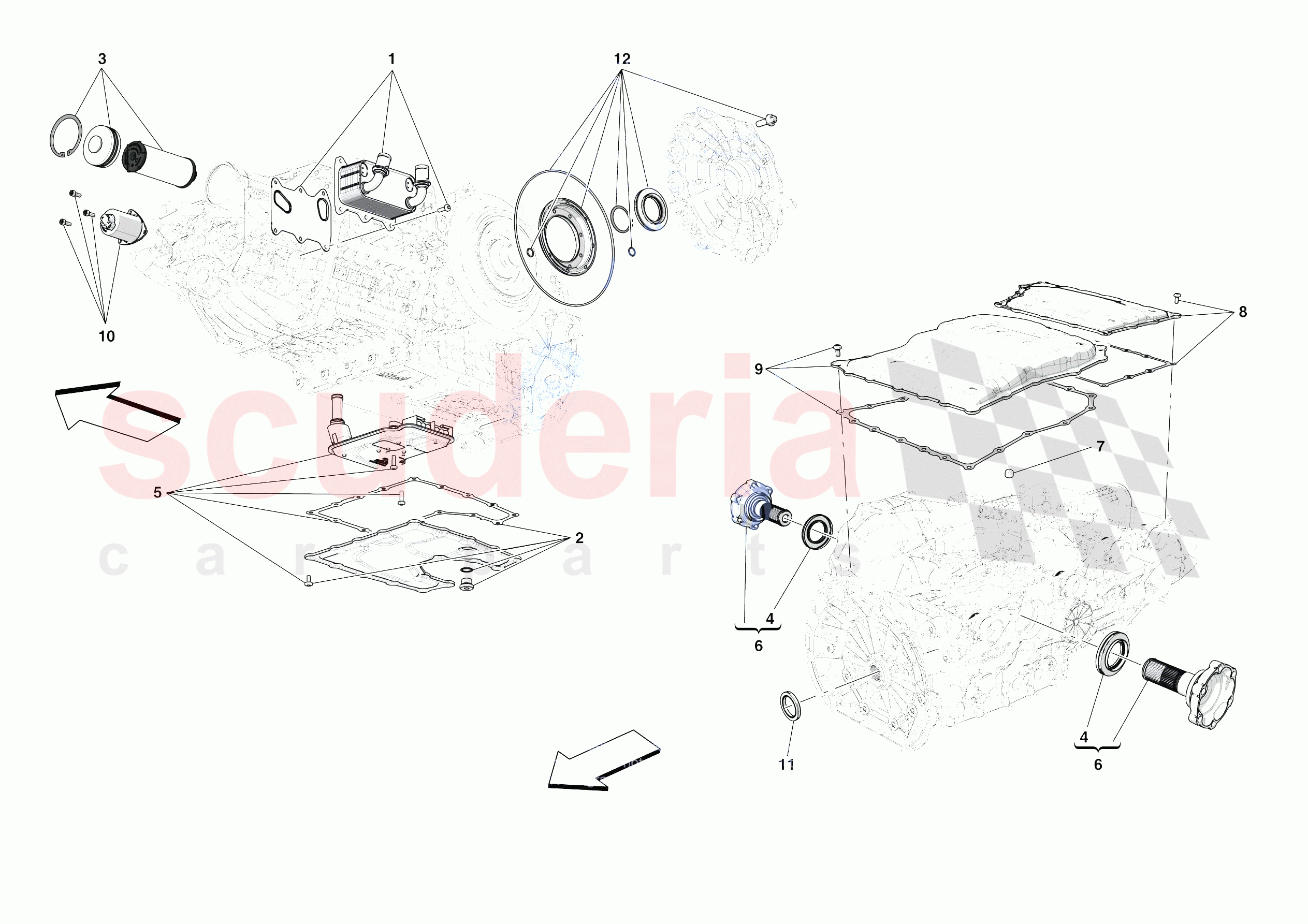 GEARBOX REPAIR KIT of Ferrari Ferrari 296 GTB Europe