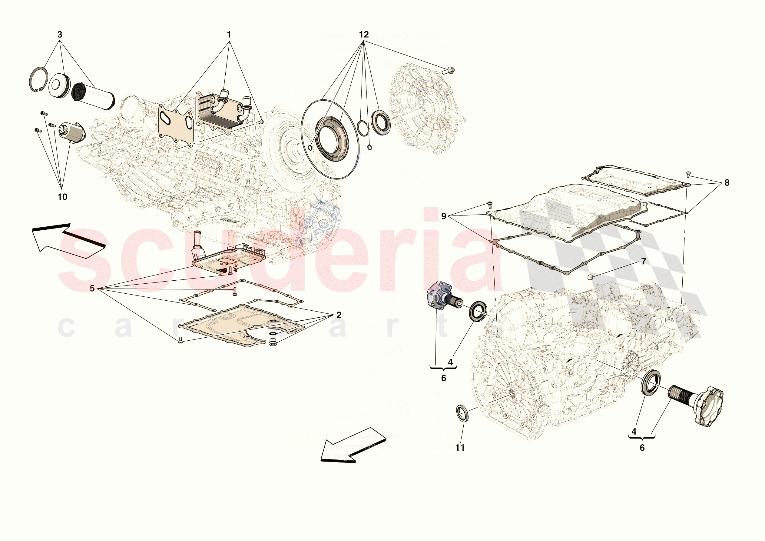 GEARBOX REPAIR KIT of Ferrari Ferrari 296 GTB USA