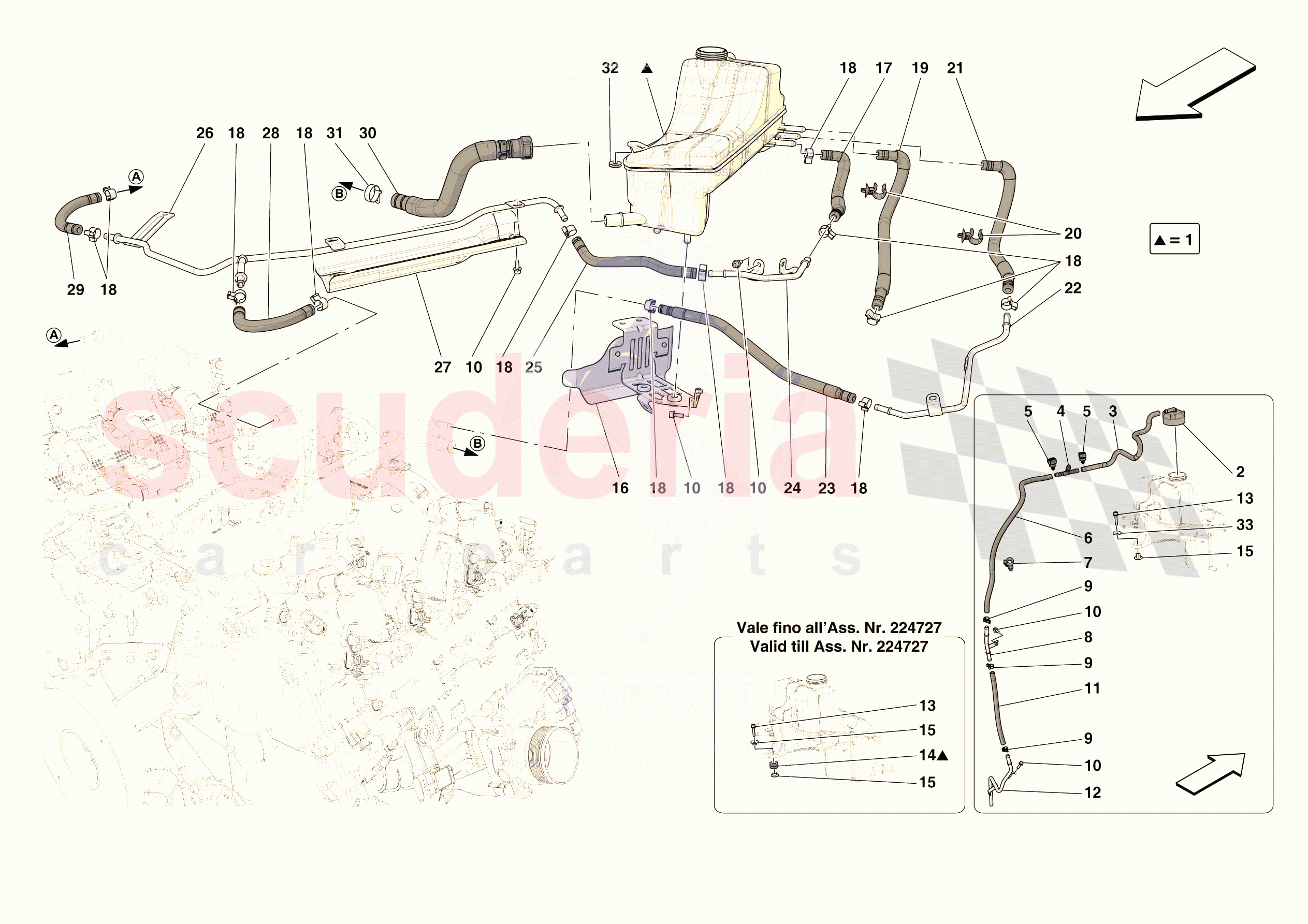 EXPANSION TANK of Ferrari Ferrari 296 GTS Europe