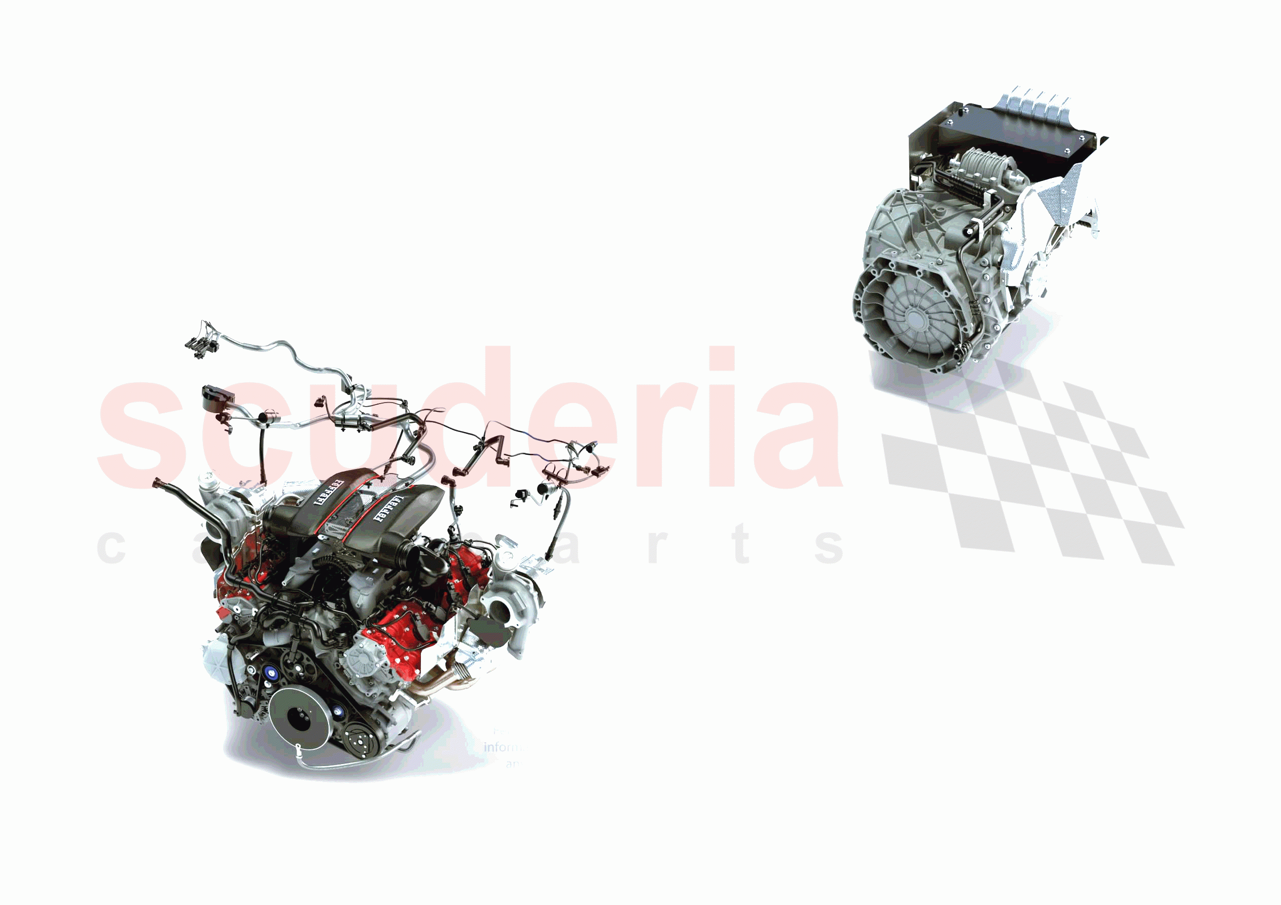 SPARE ASSEMBLY UNITS of Ferrari Ferrari 488 Pista Europe RH