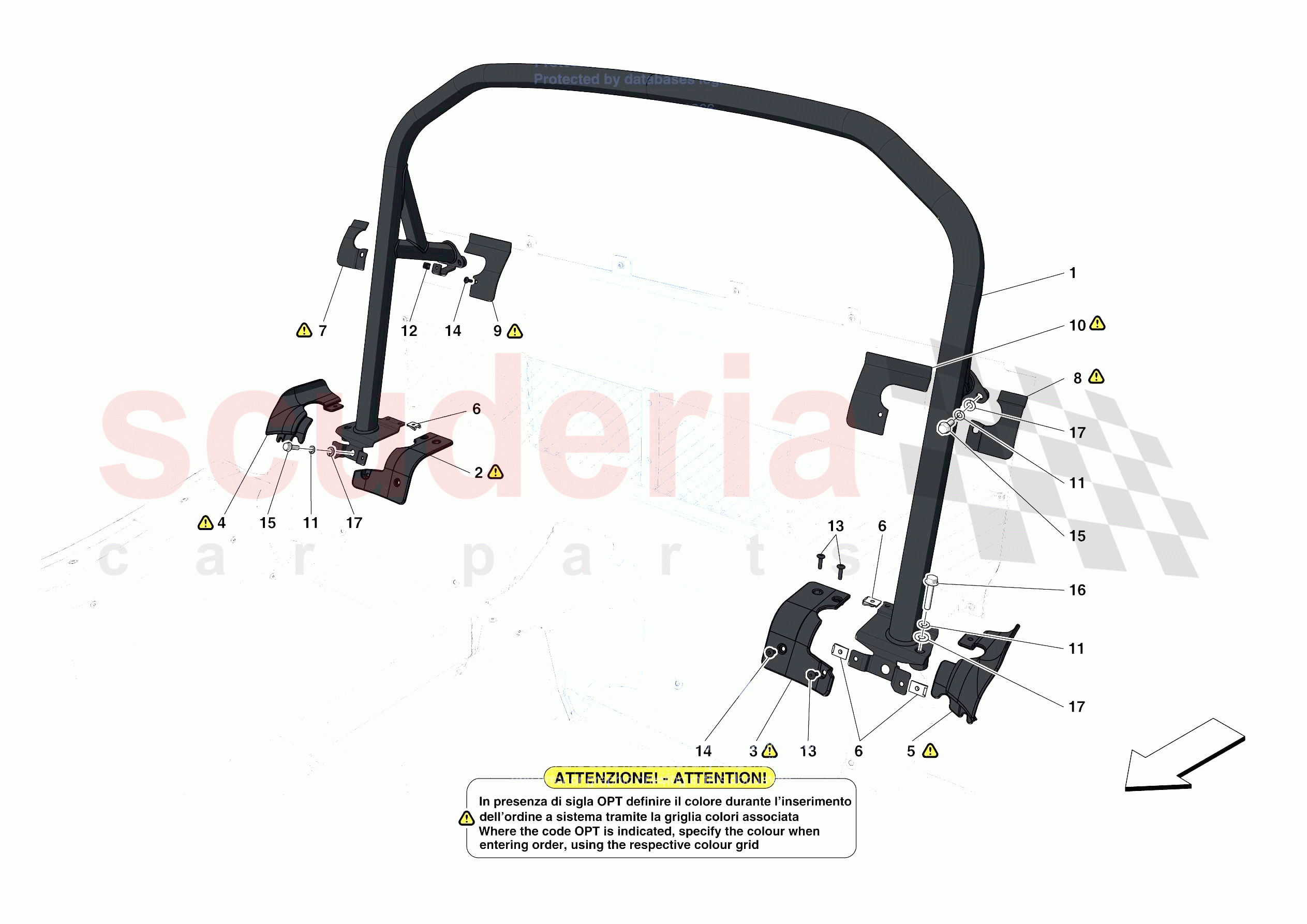 ROLLBAR of Ferrari Ferrari 488 Pista USA