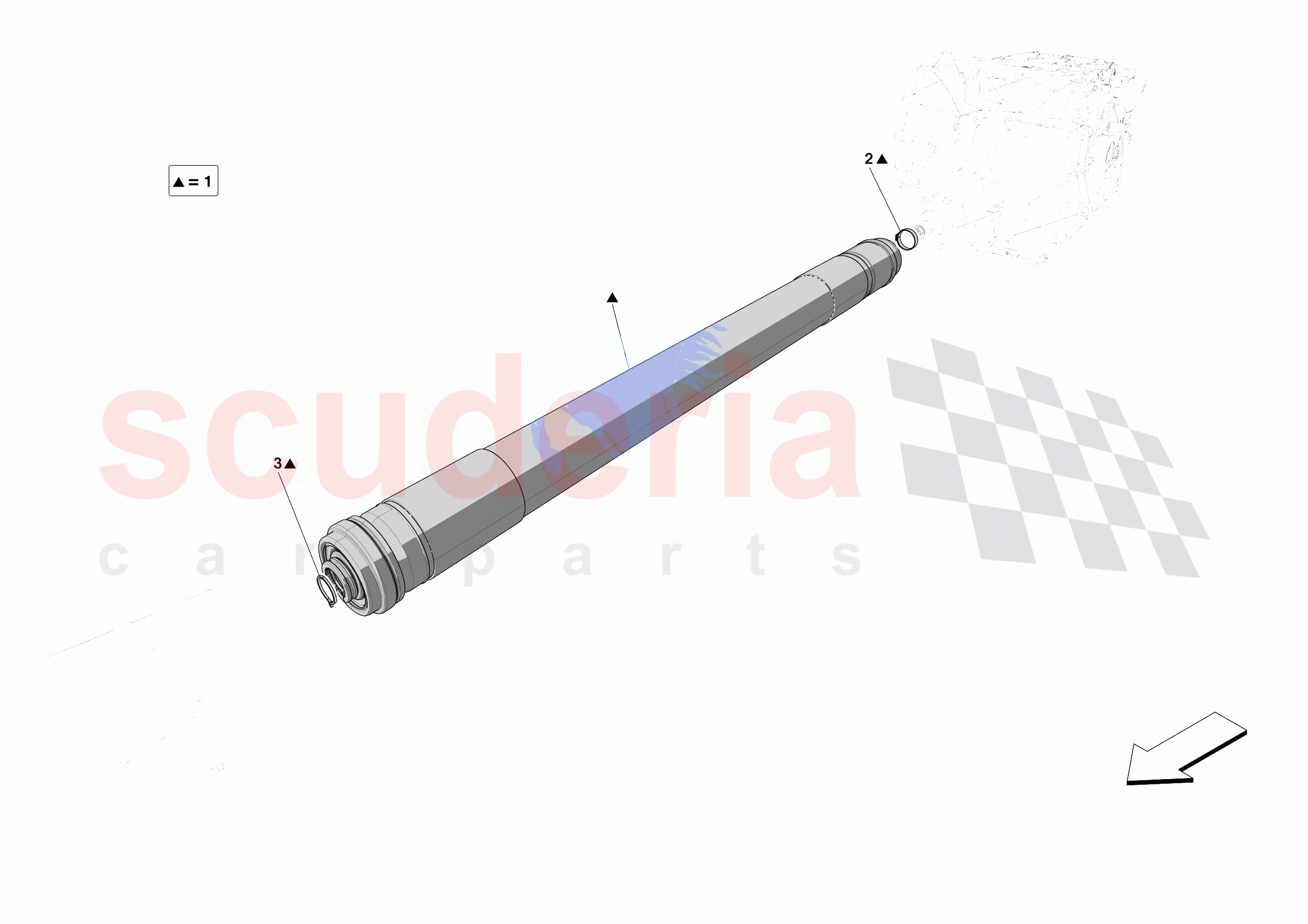 DRIVESHAFT of Ferrari Ferrari Portofino Europe