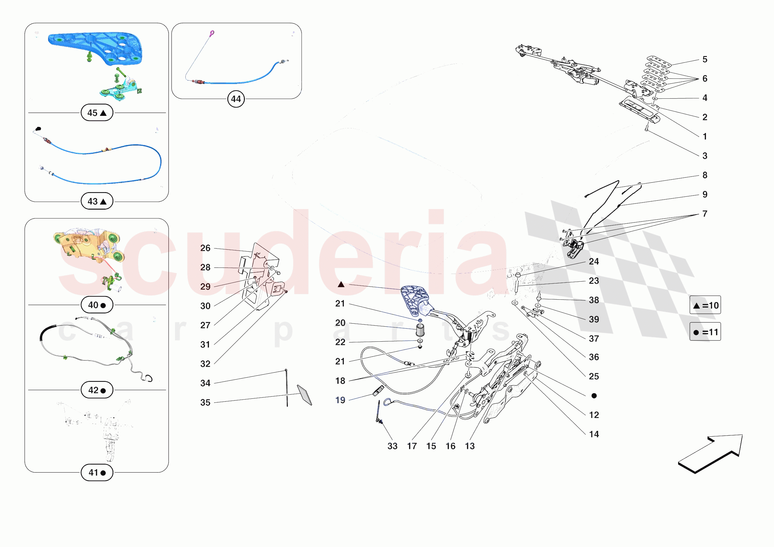 ROOF - KINEMATICS of Ferrari Ferrari Roma Spider USA