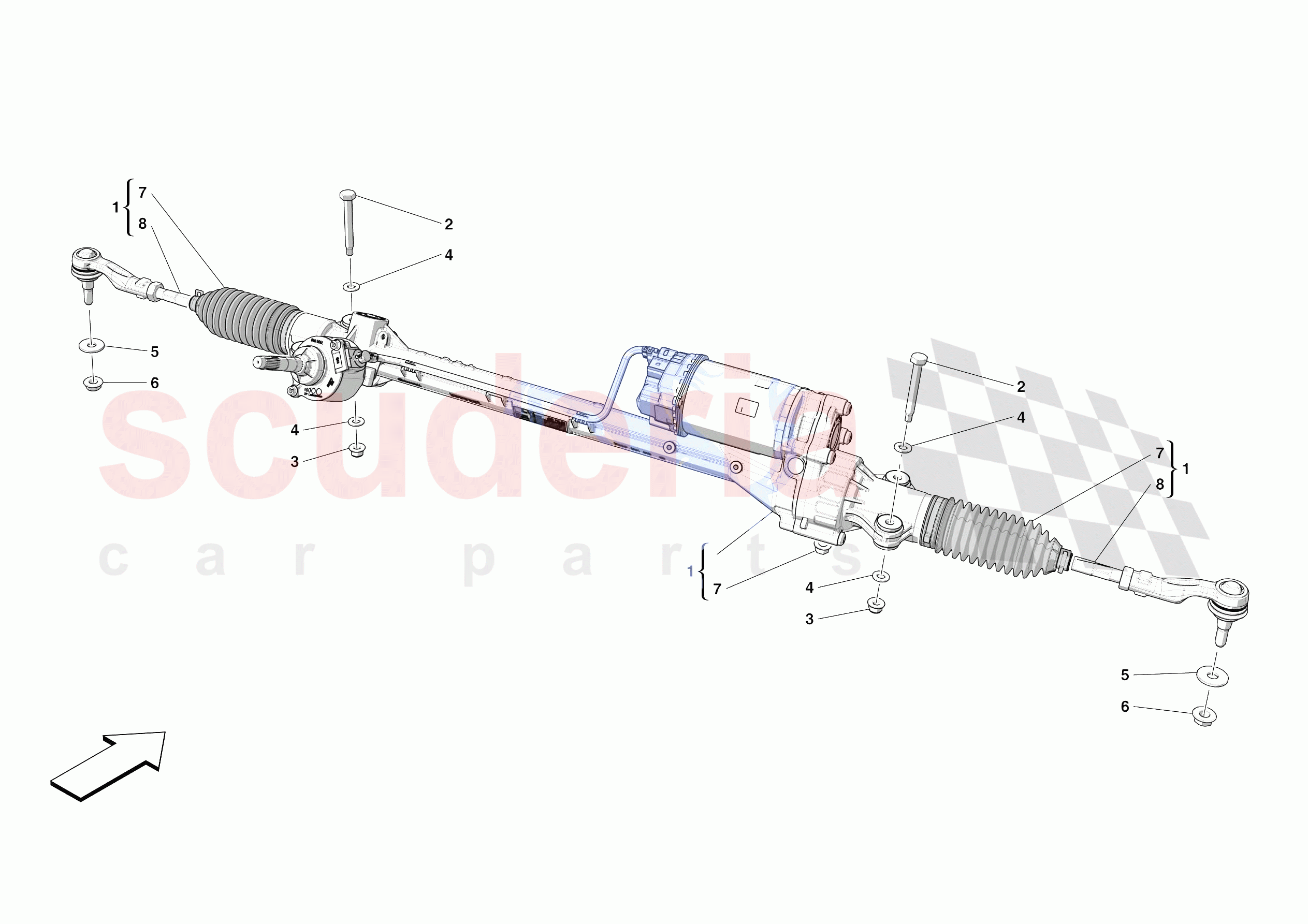 STEERING BOX of Ferrari Ferrari SF90 Spider USA