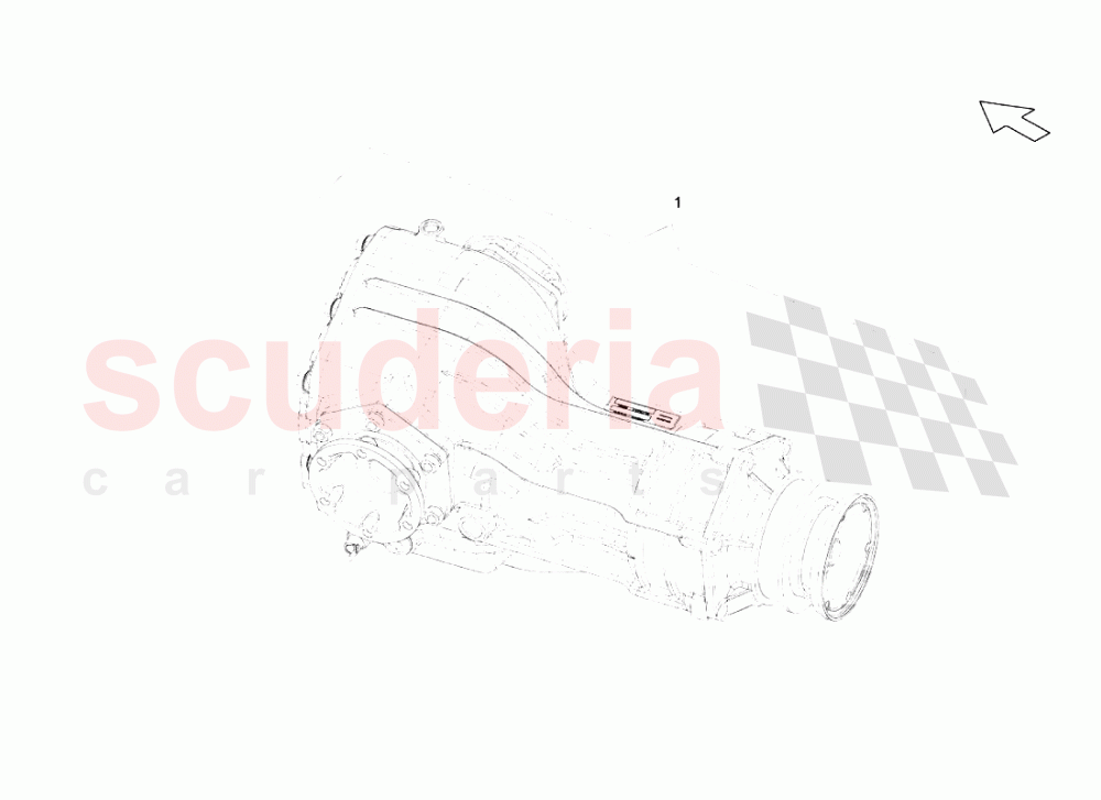 Front Differential Assembly of Lamborghini Lamborghini Gallardo (2003-2005)