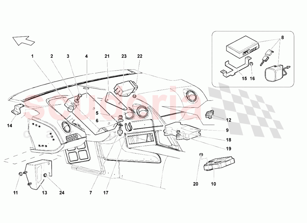 Electrical System 2 of Lamborghini Lamborghini Murcielago LP640