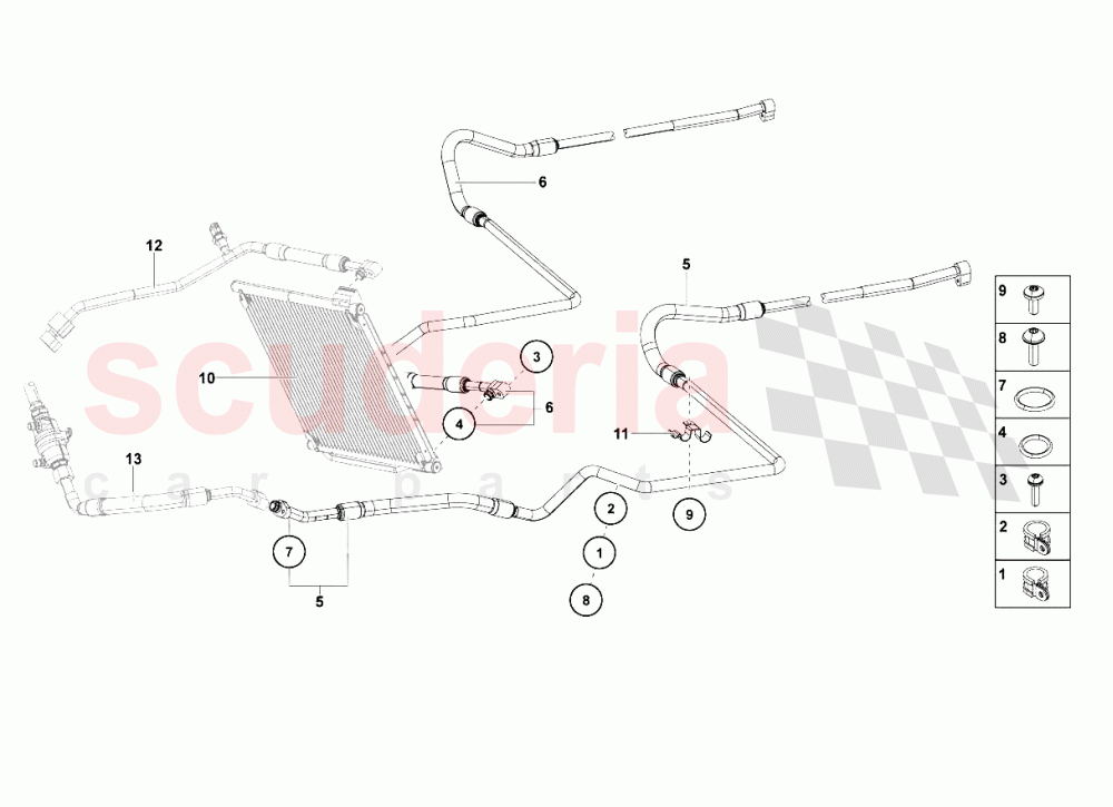 Air Conditioning System 2 of Lamborghini Lamborghini Aventador LP700 Coupe