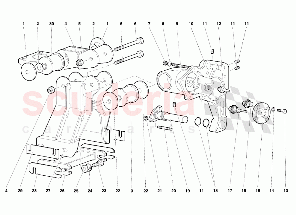 Gearbox Oil Pump of Lamborghini Lamborghini Diablo SV (1995-1997)