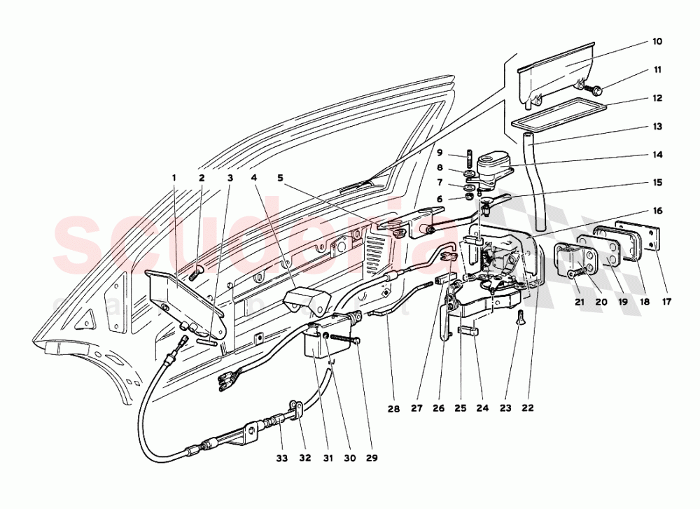 Doors 1 of Lamborghini Lamborghini Diablo VT 6.0 (2000-2001)