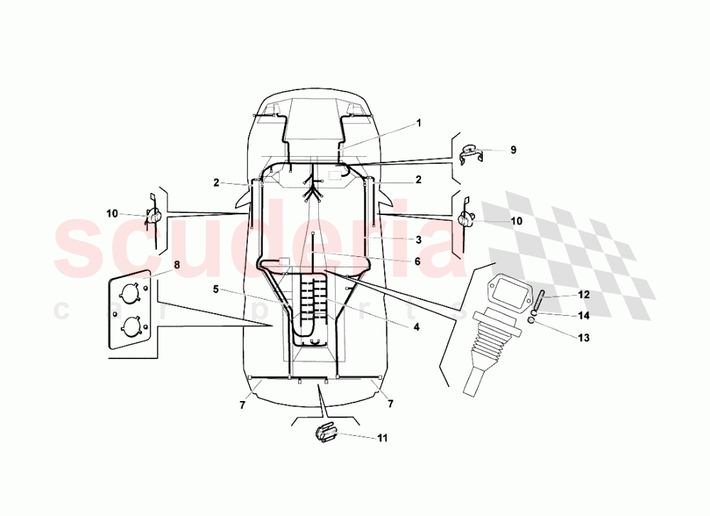 Electrical System 3 of Lamborghini Lamborghini Murcielago LP640 Roadster