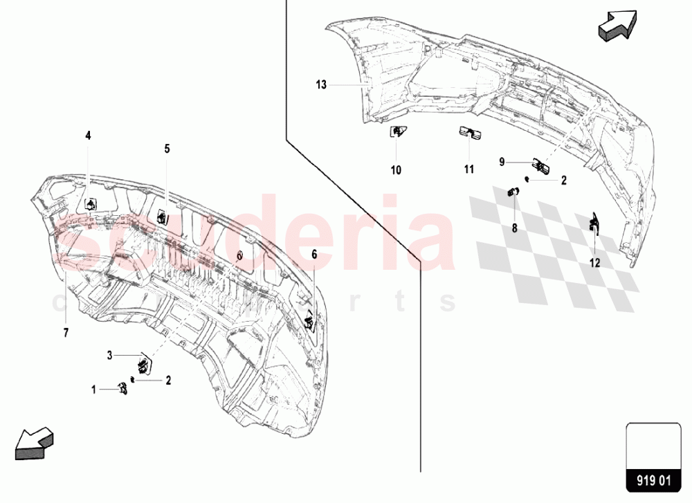 PARKING SENSOR of Lamborghini Lamborghini Huracan LP610 Spyder