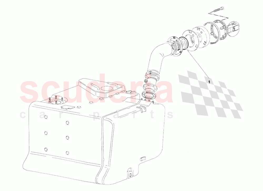 Fuel System (Valid for Saudi Arabia - March 1997) of Lamborghini Lamborghini Diablo SV (1995-1997)