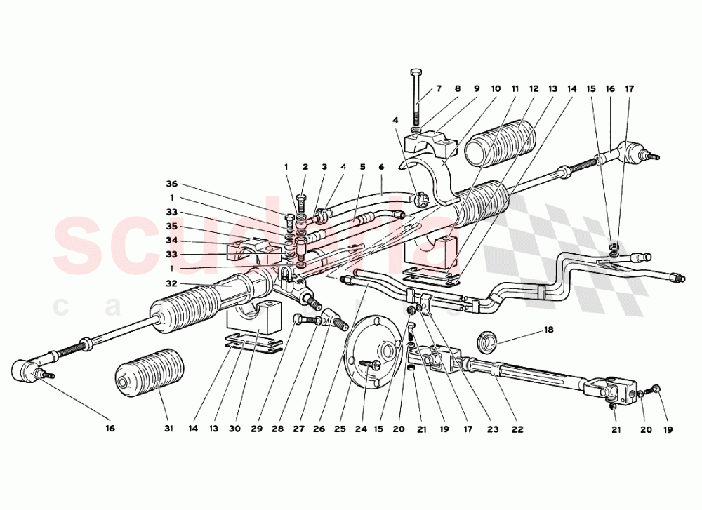 Steering 3 of Lamborghini Lamborghini Diablo GT (1999-2000)