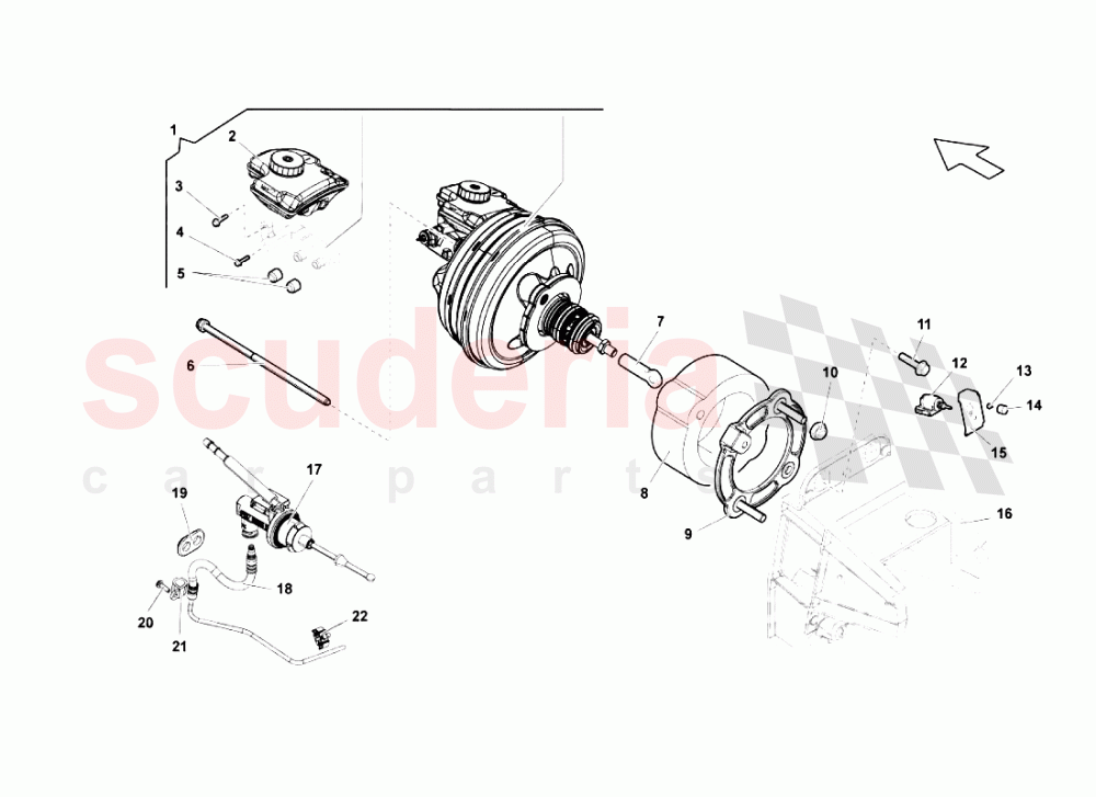 Power Brake of Lamborghini Lamborghini Gallardo LP570 4 SL