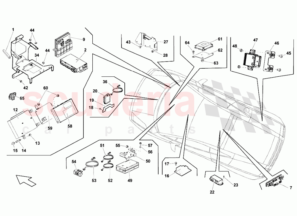 Electrical System 2 of Lamborghini Lamborghini Gallardo LP560 Coupe