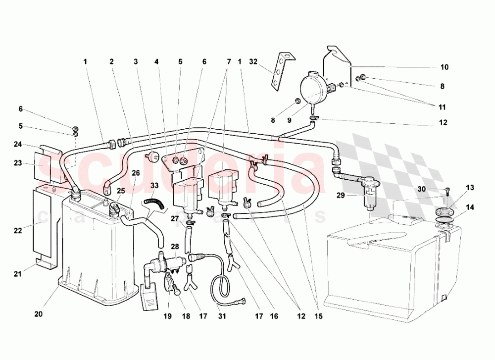 FUEL SYSTEM of Lamborghini Lamborghini Murcielago