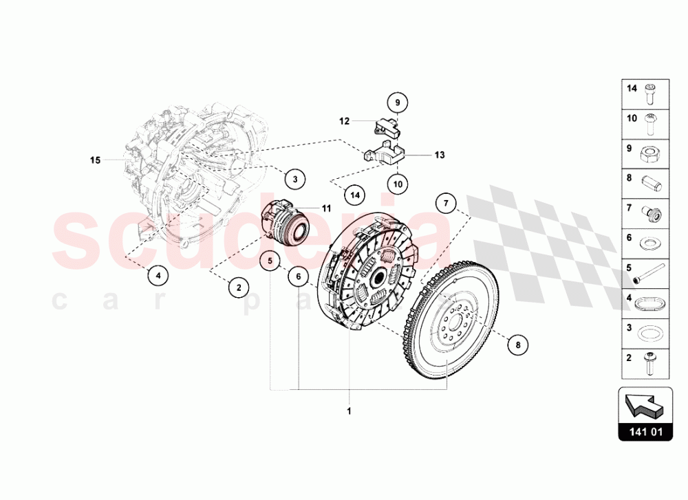 CLUTCH of Lamborghini Lamborghini Aventador LP700 Roadster