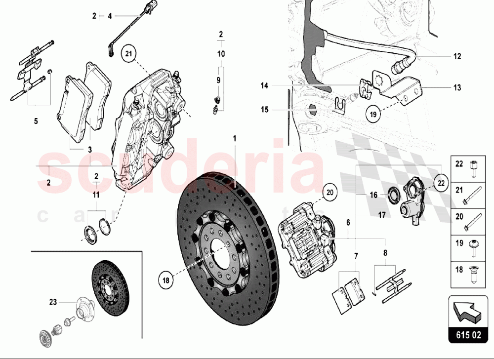 Brake Discs 2 of Lamborghini Lamborghini Aventador S