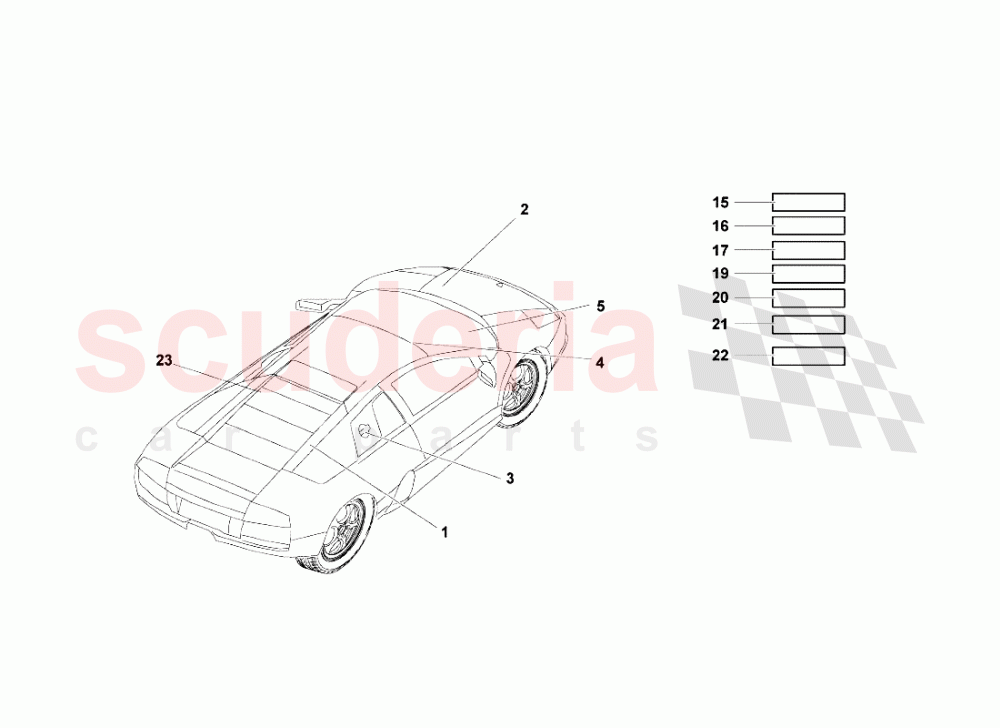 NAMEPLATES of Lamborghini Lamborghini Murcielago