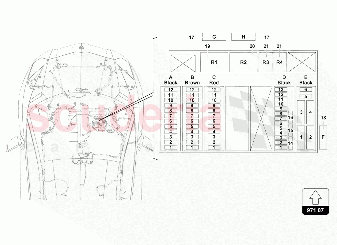 ELECTRICAL SYSTEM of Lamborghini Lamborghini Aventador LP770 SVJ Coupe