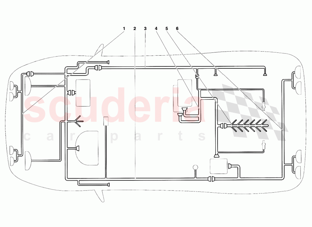 Electrical System (Until SE 079-150) 1 of Lamborghini Lamborghini Diablo SE30 (1993-1995)