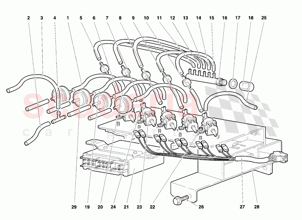 Climate Control 4 of Lamborghini Lamborghini Diablo SE30 (1993-1995)