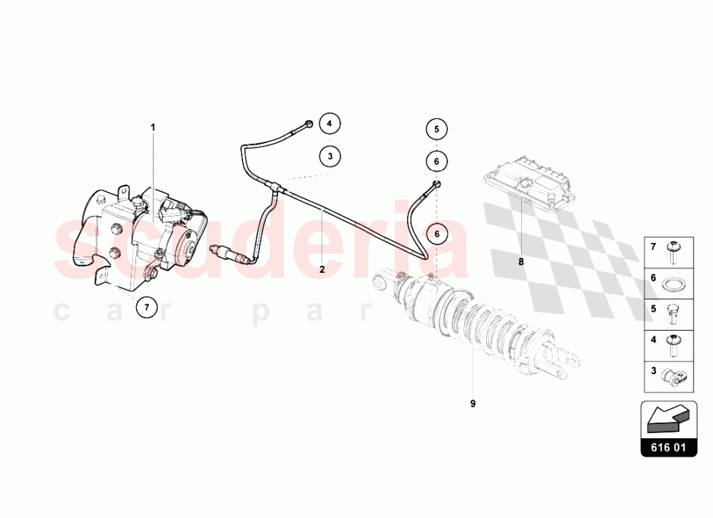 LIFTING_SYSTEM of Lamborghini Lamborghini Aventador LP700 Roadster