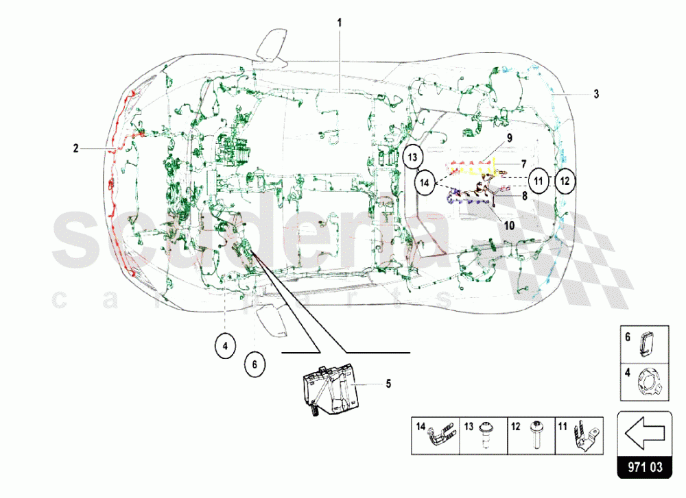 Electrical System 3 of Lamborghini Lamborghini Huracan LP580 Coupe