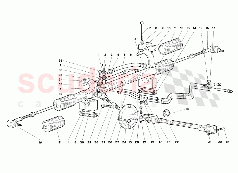 Steering 3 of Lamborghini Lamborghini Diablo SV (1999)