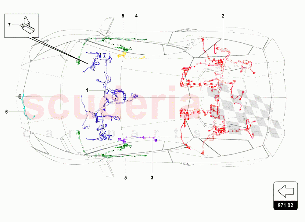 ELECTRICAL SYSTEM 6 of Lamborghini Lamborghini Aventador LP720 Coupe