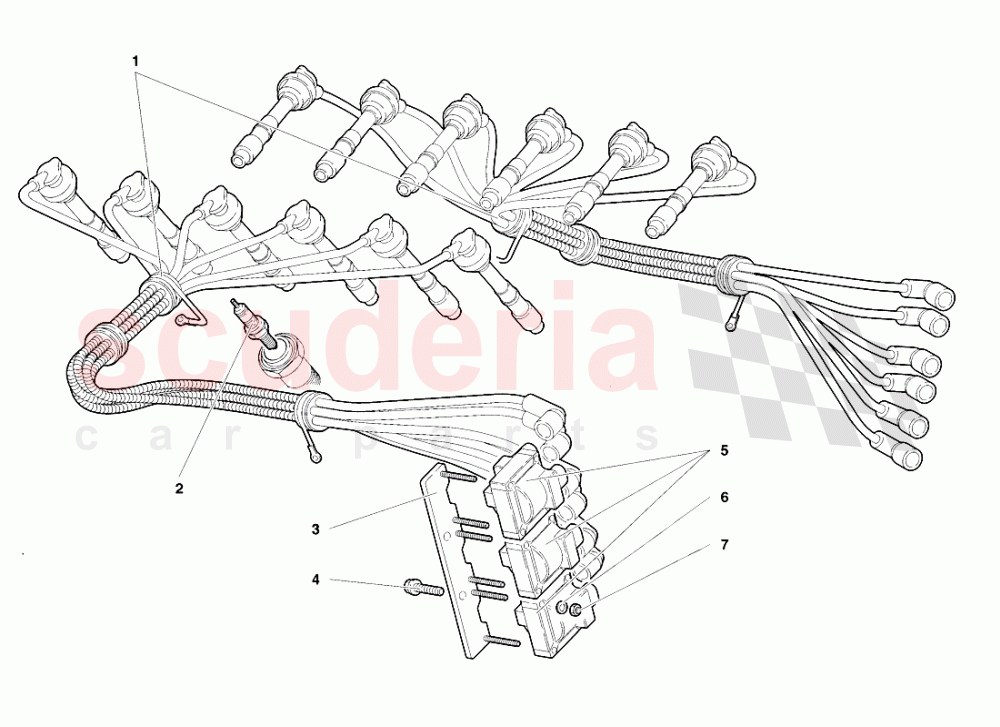 Electrical Components of Lamborghini Lamborghini Diablo VT Roadster (1998-2000)