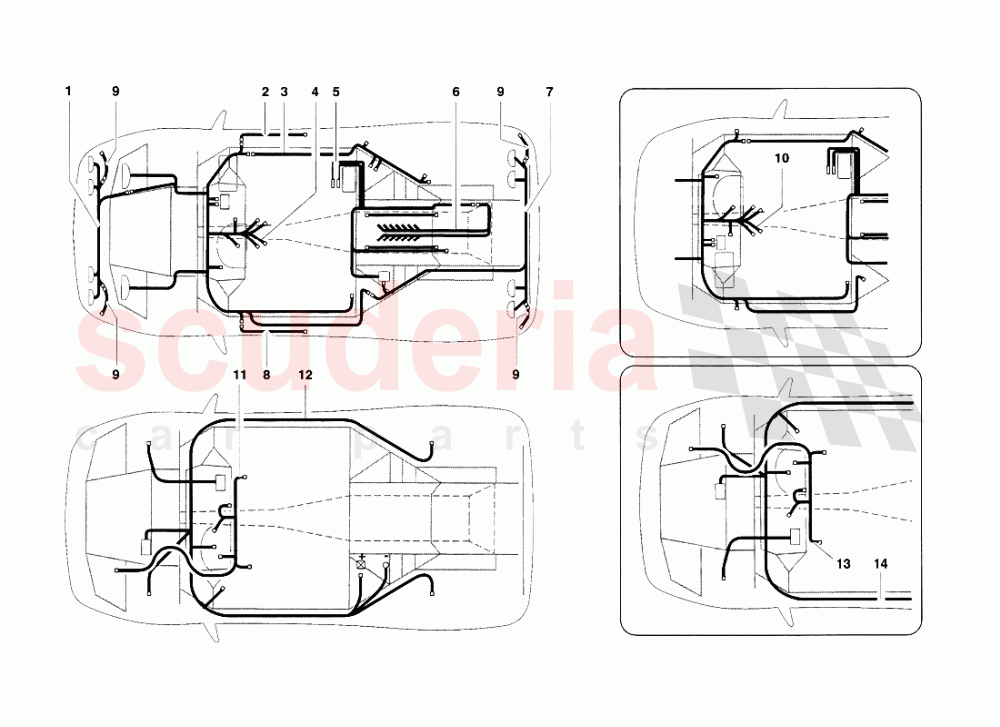 Electrical System 1 of Lamborghini Lamborghini Diablo SV (1998)