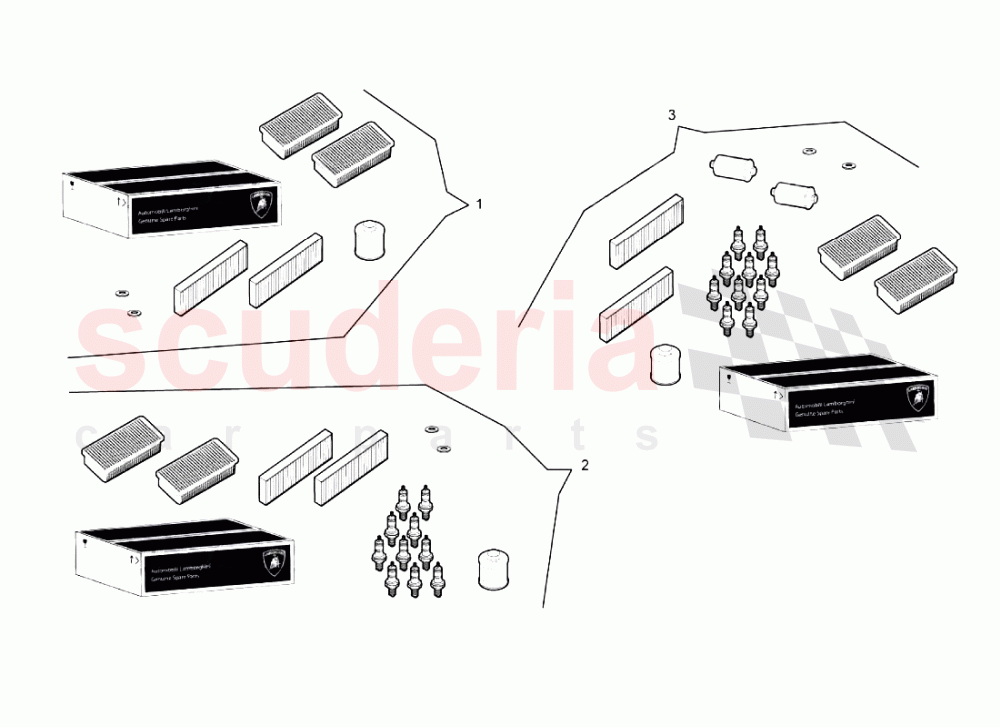 Kit Service of Lamborghini Lamborghini Gallardo (2003-2005)