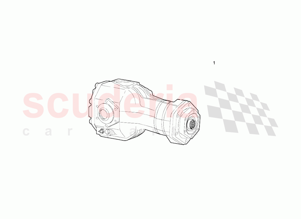 Front Differential Assembly of Lamborghini Lamborghini Murcielago LP640